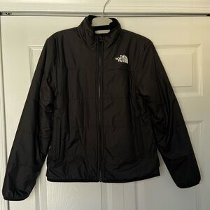 North Face Girls' Reversible Mossbud Jacket Medium 12